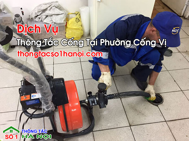 Thông Tắc Cống Tại Phường Cống Vị