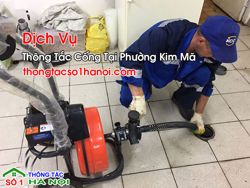 Thông Tắc Cống Tại Phường Kim Mã